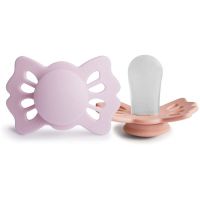 FRIGG Lucky Size 1:0-6 months cumlík Soft Lilac/Pretty in Peach 2 ks