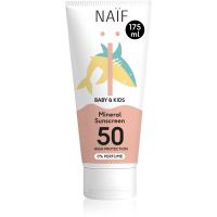 Naif Baby & Kids Mineral Sunscreen SPF 50 0 % Perfume krem ochronny dla dzieci 175 ml