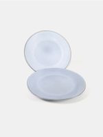 Sinsay - Talerz 2 pack - błękitny
