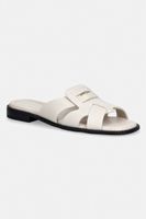 Tommy Hilfiger šľapky dámske kožené COIN LEATHER SANDAL