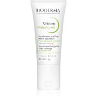 Bioderma Sébium Global Cover интензивна коригираща грижа за кожа, склонна към акне цвят натурално 30 мл.