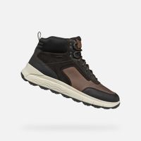 Brown men's ankle boots Geox Spherica 4X4 Abx - Men