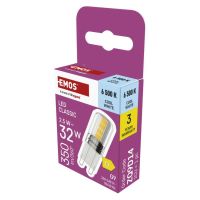 LED žárovka Classic JC / G9 / 2,5 W (32 W) / 350 lm / studená bílá 