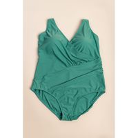 Badeanzug Plus Size, Hellgrün