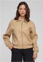 Women's bomber jacket beige