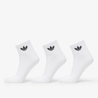 Κάλτσες adidas Mid Ankle Socks 3-Pack White/ White/ Black 40-42