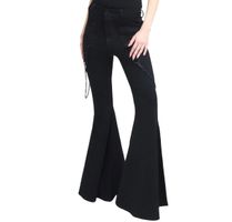 Damenhose KILLSTAR - Beliala Flares - schwarz XS