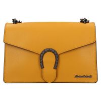 Női bőr crossbody kézitáska Marina Galanti Aredea - sárga