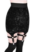 Damen Rock KILLSTAR - Cassandra Velvet - SCHWARZ XS