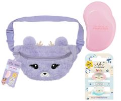 Detská sada kefy Tangle Teezer Original Mini a štipčekov do vlasov Invisibobble Cozy Reindeer Set + darček zadarmo