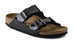 Birkenstock Arizona Patent Black Narrow Fit Femei - Sandale Birkenstock - Negru - 1005292-7 - Size: 7