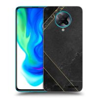 Silikónový prehľadný obal pre Xiaomi Poco F2 Pro - Black tile