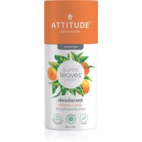 Attitude Super Leaves Deodorant trdi dezodorant brez aluminijevih soli Orange Leaves 85 g