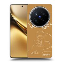 Silikónový čierny obal pre Vivo X200 Pro - Wine not