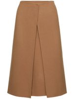 Wool Midi Skort