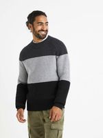 Celio Veribig Pullover Grau