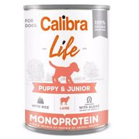 Calibra Dog Life konzerv Puppy & Junior Lamb with Rice 400 g