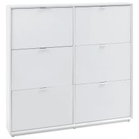 Xora VYKLÁPĚCÍ BOTNÍK, bílá, barvy nerez oceli, 127/122/18 cm