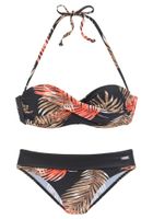 LASCANA Bikini  bež / narančasta / crna / bijela