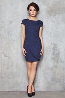 Infinite You Woman's Dress M045 Navy Blue