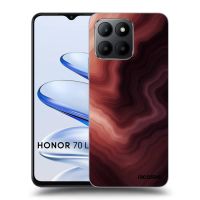 Silikónový prehľadný obal pre Honor 70 Lite - Rouge