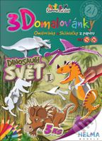 3D omalovánky Dinosauří svět II. (Omalovánky a Skládačky z papíru) - kniha z kategorie Omalovánky