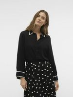 Vero Moda Bumpy Hemd Schwarz