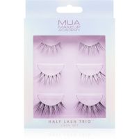 MUA Makeup Academy Half Lash Trio künstliche Wimpern 3x2 St.