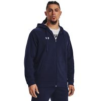 Φούτερ Under Armour Rival Fleece FZ Hoodie Midnight Navy/ White XXL