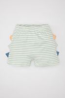 DEFACTO Baby Boy Striped Ribbed Shorts