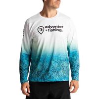 ADVENTER & FISHING UV T-SHIRT BLUEFIN TREVALLY Мъжка функционална UV тениска, светлосиньо, размер