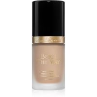 Too Faced Born This Way Flawless Coverage Natural Finish Foundation puder s visokim prekrivanjem za prirodan izgled nijansa Almond 30 ml