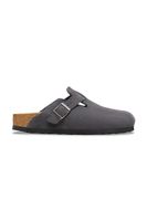 Birkenstock papuci mocasini de femei din piele întoarsă Boston