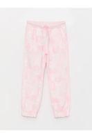 LC Waikiki Elastic Waist Batik Patterned Girl's Jogger Sweatpants