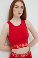 Versace crop top dámsky bavlnený s elastanom