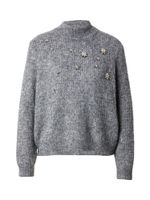 VERO MODA Pulover 'VMVENEDIG'  siva melange / srebro