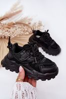 Boto Buty Sportowe Sneakersy Dziecięce Czarne Tilvianea