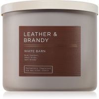 Bath & Body Works Leather & Brandy ароматна свещ 411 гр.