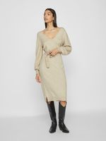 Vila Ril Kleid Beige