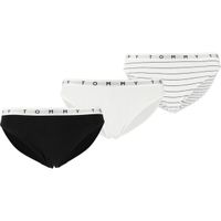 Tommy Hilfiger TOMMY COTTON-3P BIKINI PRINT Дамски бикини, черно, размер