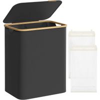 KOŠ NA PRÁDLO, černá