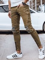 Men's Olive Denim Pants Dstreet