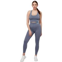 Fitforce LAURYNA Дамско фитнес бюстие, тъмносиво, размер