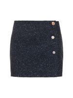 Amalia Wool Blend Mini Skirt