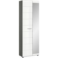 MID.YOU PREDSIEŇOVÁ SKRIŇA, biela s vysokým leskom, 60/192/37 cm