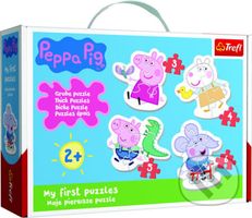 Baby puzzle Prasátko Peppa 4v1 - puzzle z kategorie Maxi dílky