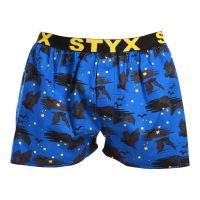 3PACK pánské trenky Styx art sportovní guma vícebarevné (3B14789) M