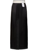 Viscose Satin Long Skirt