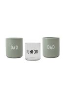 Design Letters Sada pohárov Design Letters Family Gift Box 175 ml 3-pak