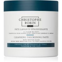 Christophe Robin Cleansing Thickening Paste with Tahitian Algae exfoliační šampon pro jemné nebo řídnoucí vlasy 250 ml